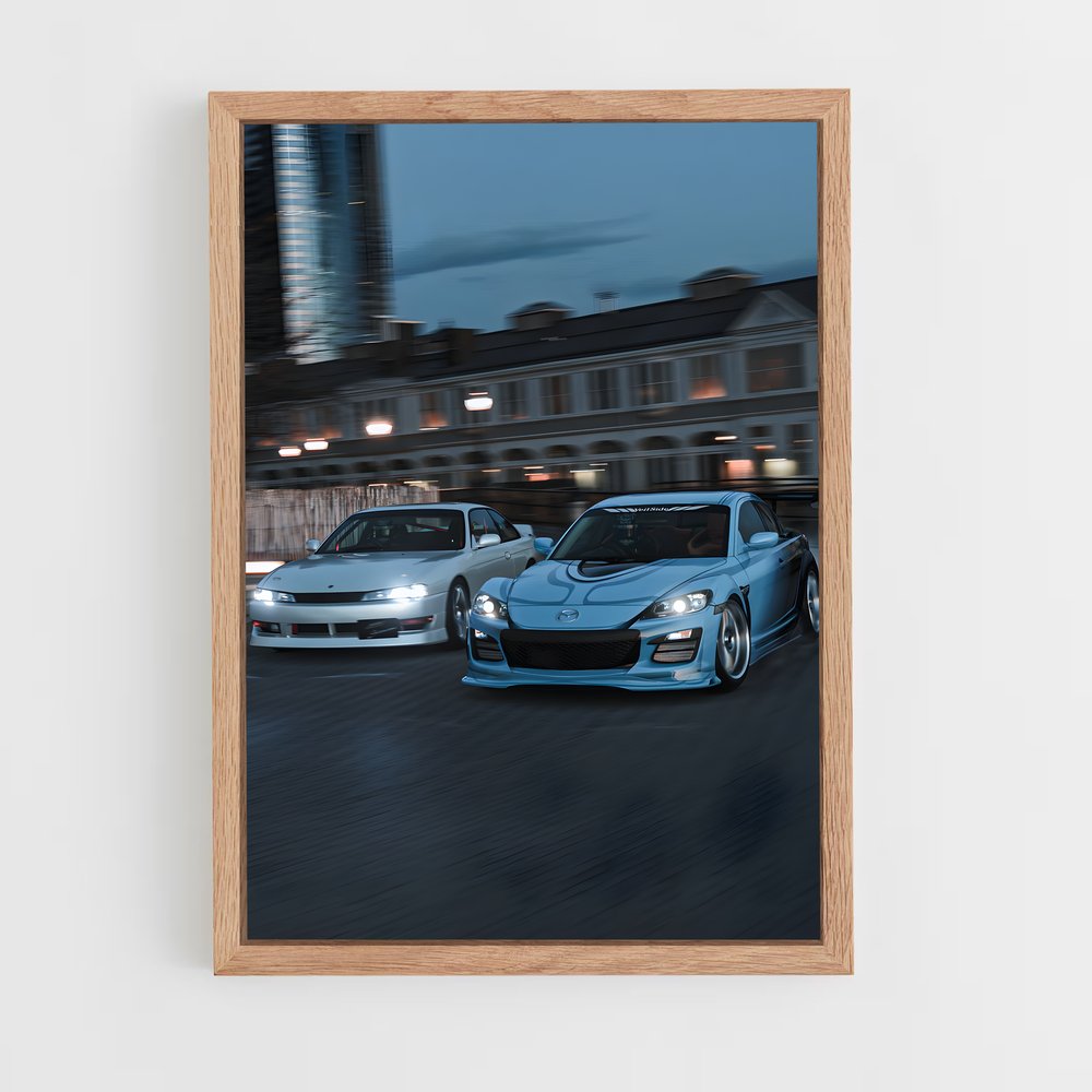 Poster spirit étoiles – affiche Mazda (vue 4)